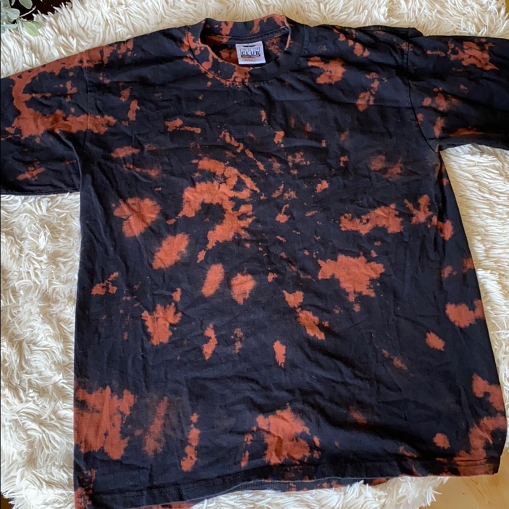 Tie dye black t-shirt